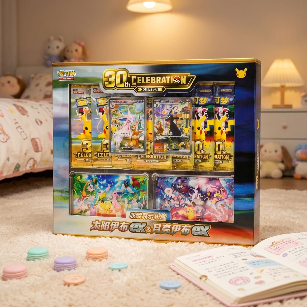 Coffret Premium Mentali-ex et Noctali-ex 30th Celebration version chinoise