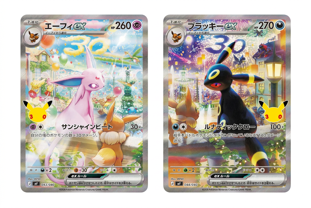 30th Celebration Premium Deck Set Mentali & Noctali jap