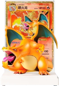 Figurine Dracaufeu et carte géante